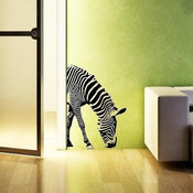Zebra Vinyl Wall Decals by Twice as Nice Lettering