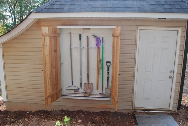Transitional Garden Shed and Building by Arborforge