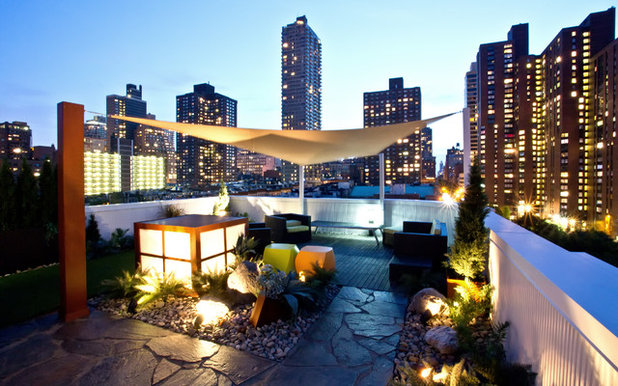 Contemporary Terrace & Balcony by Christian Duvernois Landscape/Gallery