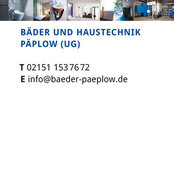 Foto von Bäder und Haustechnik Päplow (UG)