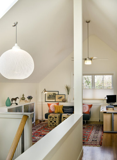 Contemporary Home Office & Library by LDa Architecture & Interiors
