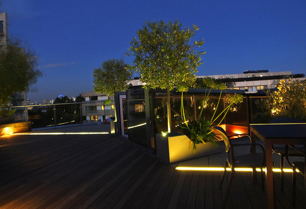Contemporary Exterior by MyLandscapes - Amir Schlezinger