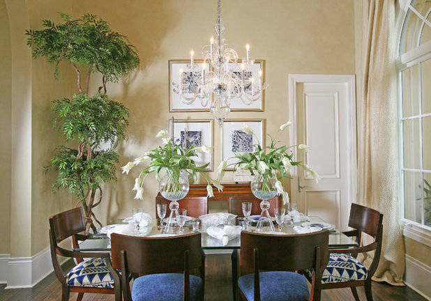 Tropical Dining Room by Naples Kitchen and Bath