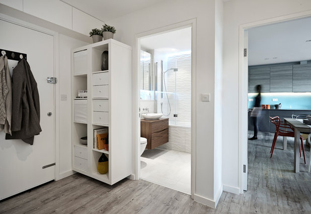 Contemporary Hallway & Landing by Boscolo Interior Design