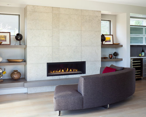 Contemporary Fireplace Home Design Ideas, Pictures, Remodel and Decor