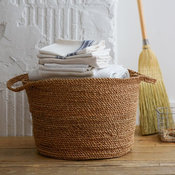 Coiled Rope Laundry Basket