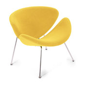 Easy Chair,  Lysergic Yellow Fabric