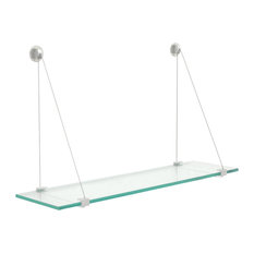 CRL Cable Glass Shelf Kit offer a clean and simple, yet strong design 