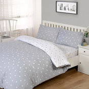 Polka Dot Kingsize Duvet - Grey