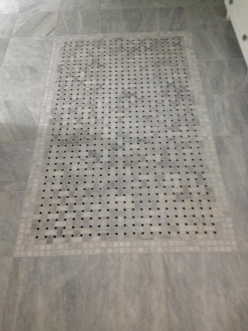 Tile Rug Inlay Home Design Ideas, Pictures, Remodel and Decor