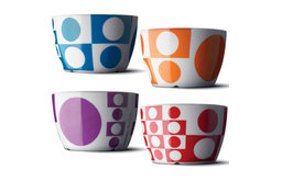 Verner Panton Bowl, Colored