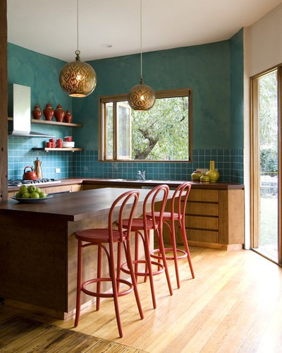 Transitional Kitchen by Camilla Molders Design