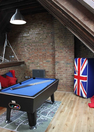 Industrial Family & Games Room by T-Space Design & Build