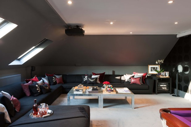 Modern Home Cinema by Maurizio Pellizzoni Ltd