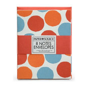 Papaya Big Dots Note Cards