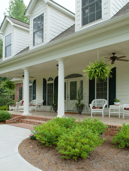 Concrete Porch Steps Home Design Ideas, Pictures, Remodel and Decor