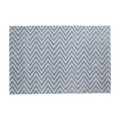 Kids Gray Chevron Cotton Rug