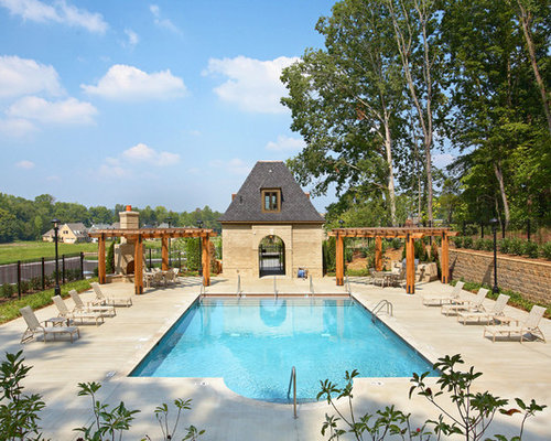 French Style Pool Home Design Ideas Pictures Remodel And Decor