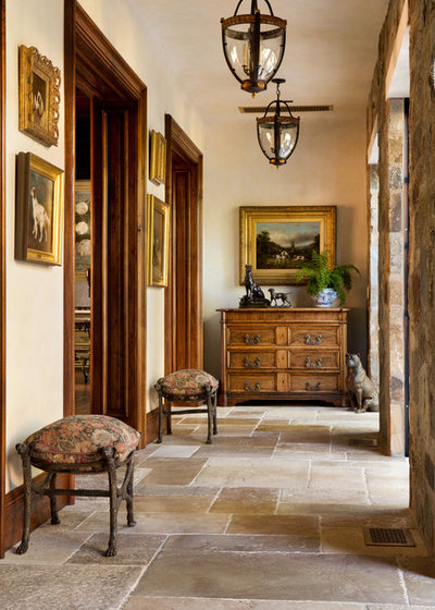 Rustic Hallway & Landing by Bernard Andre Photography