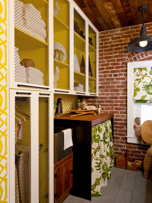 Wallpaper Borders Laundry Room Design Ideas, Pictures, Remodel & Decor