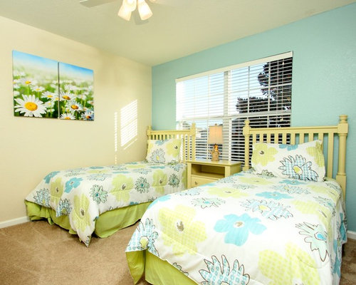 Flower Theme Bedroom Home Design Ideas, Pictures, Remodel and Decor