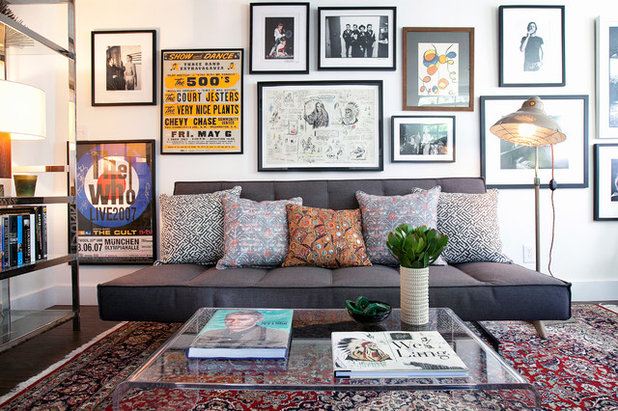Contemporary Home Office & Library by Lindsay Pennington Inc.