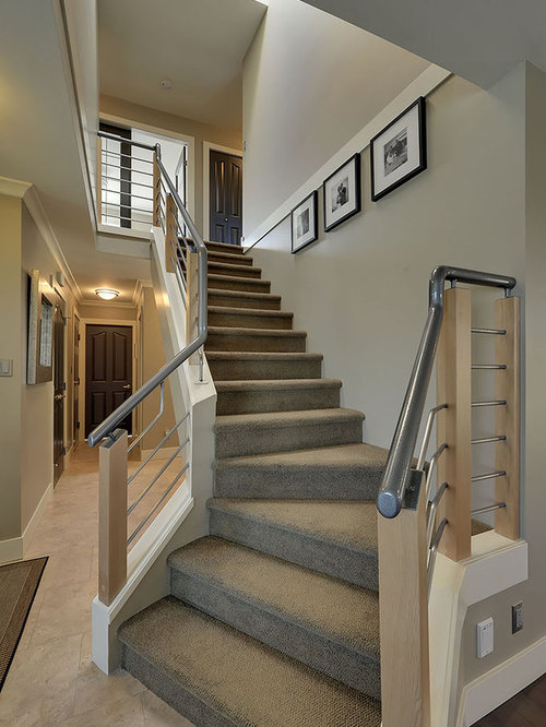 Eclectic Staircase Cork Inspiration for an eclectic staircase remodel