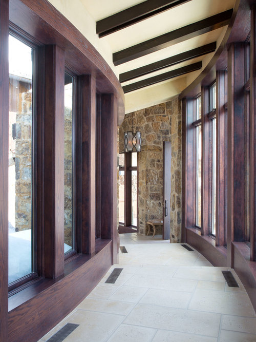 Curved Hallway Home Design Ideas, Pictures, Remodel and Decor