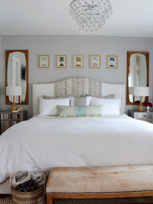 Mirrors Above Nightstands Home Design Ideas, Pictures, Remodel and Decor