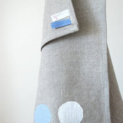 Natural Modern Dot Tea Towel by Manusmade