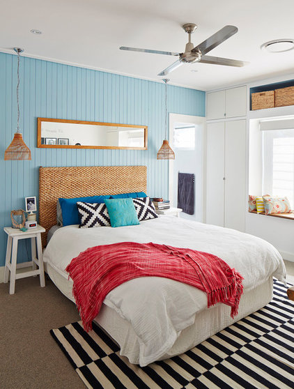 Beach Style Bedroom by I Spy Designs
