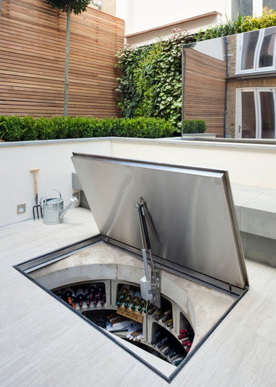 Contemporary Patio by Spiral Cellars
