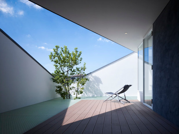 Modern Patio by 山縣洋建築設計事務所