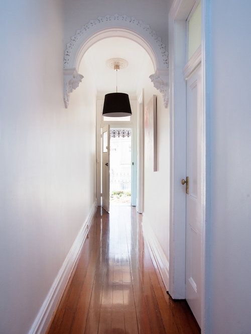 Narrow Hallway Home Design Ideas, Pictures, Remodel and Decor