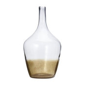 Threshold Demijohn Vase, Clear/Gold Fleck