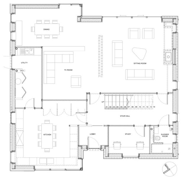 Floor Plan by van Ellen + Sheryn Architects