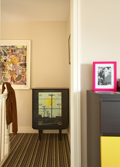 Eclectic Hallway & Landing by Think Contemporary