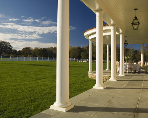 White Painted Columns Home Design Ideas, Pictures, Remodel and Decor