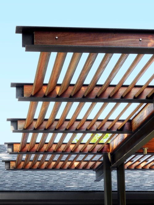 Slanted Pergola Home Design Ideas, Pictures, Remodel and Decor