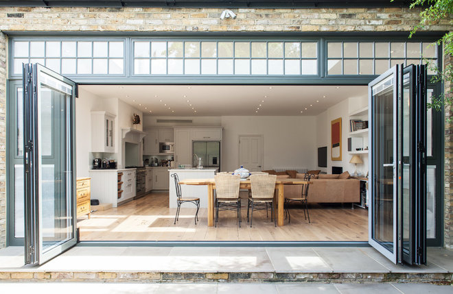 Transitional Kitchen by Cayford Architecture Ltd