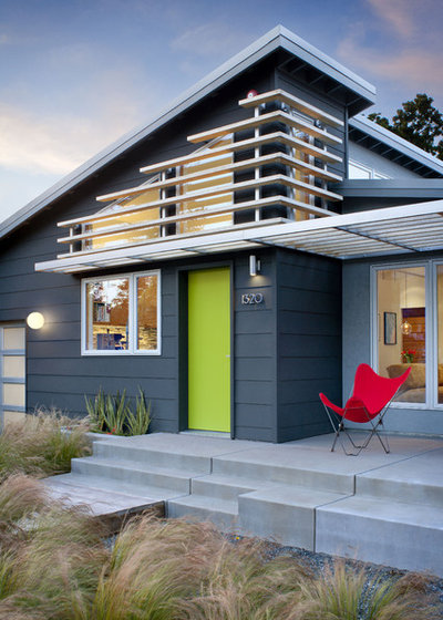 Midcentury Exterior by Ana Williamson Architect