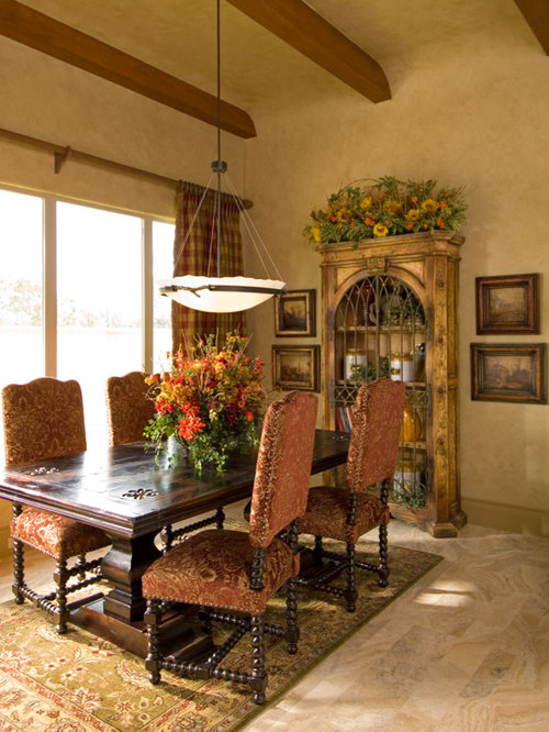 Mediterranean Dining Room Design Ideas, Remodels & Photos