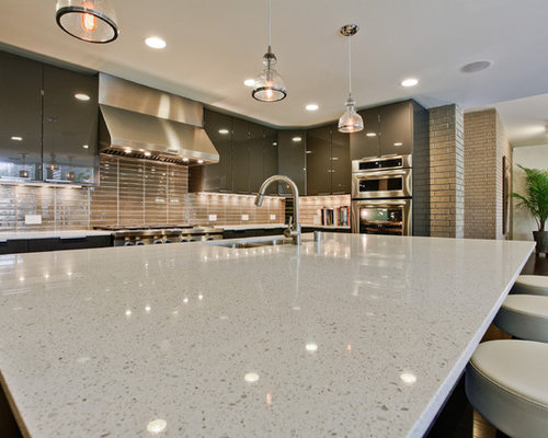 Sparkly Quartz Countertop Home Design Ideas, Pictures, Remodel and ...