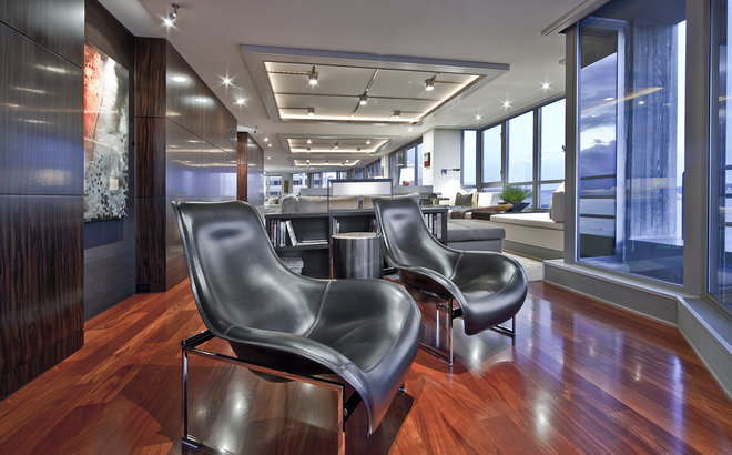 Contemporary Living Room by Garret Cord Werner Architects & Interior Designers