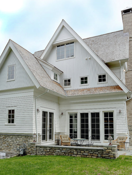 White Siding Home Design Ideas, Pictures, Remodel and Decor