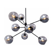 Smoky 9-Arm Atomic Pendant