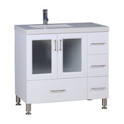 Westfield 36" Single Sink Vanity, White