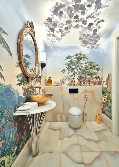 Eclectic Bathroom by Marco Joe Fazio, LBIPP