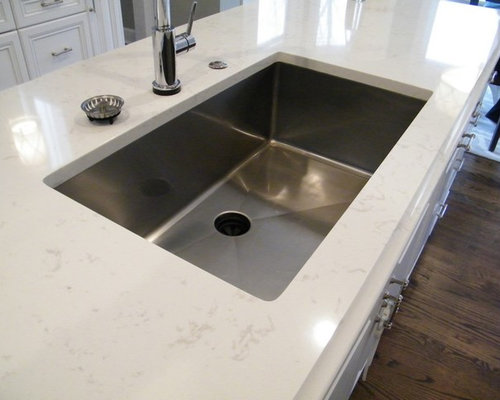 seamless undermount kitchen sink