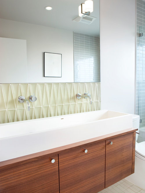 Tile Vanity Backsplash Home Design Ideas, Pictures, Remodel and Decor